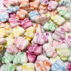 Cuentas Plásticas - Elefantes Multicolor 10mm - comprar online