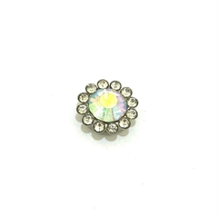 Pasante Con Strass - 10mm - Gems Bijou