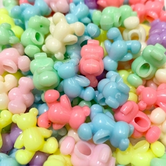 Cuentas Plásticas - Ositos Multicolor 12mm - comprar online