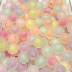 Cuentas Plásticas - Bolitas Multicolor Traslúcido 8mm - comprar online