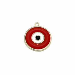 Ojo Turco Dije Esmaltado - 20mm x 24mm - comprar online