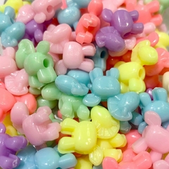Cuentas Plásticas - Caballitos Multicolor 15mm - comprar online