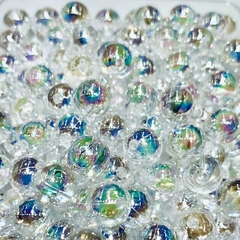 Cuentas Plásticas - Bolitas Tornasolado Traslúcido 8mm - comprar online
