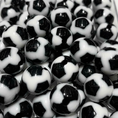 Cuentas Plásticas - Bolitas Futbol 12mm - comprar online