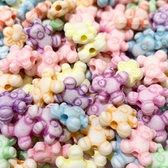 Cuentas Plásticas - Ositos Multicolor 8mm - comprar online