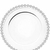 Prato Raso de Cristal Pearl 28cm - 4 peças