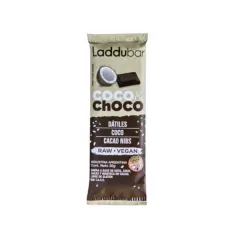 LADDUBAR- Barritas de Datiles, Coco y Chocolate x 12 unid(RAW-VEGAN)