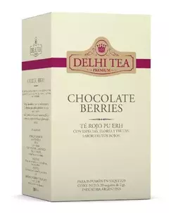 DELHI TEA - TE CHOCO-BERRIES x 20 SAQ