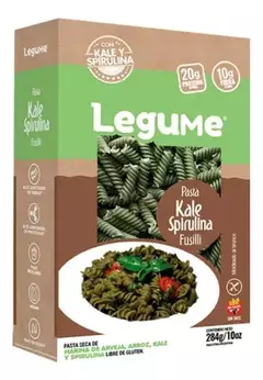 LEGUME-Pasta Kale/Spirulina Fusilli x 284gr