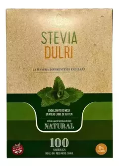 DULRI- Stevia dulri Edul Nat 100 sobres