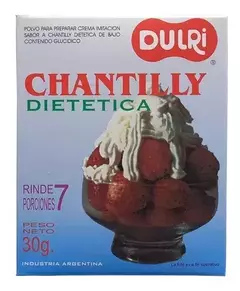 DULRI- Crema Chantilly Dietetica x30gr