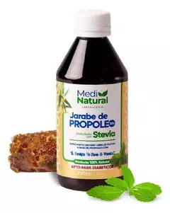 MEDINATURAL Jarabe propoleo con stevia x250cc