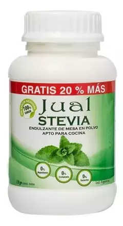 JUAL- Stevia en polvo x 110 gr.