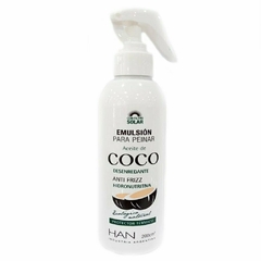HAN- Emulsión para peinar con aceite de coco con gatillo x200ml