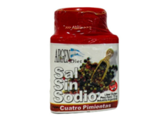 Argendiet Sal sin sodio con 4 pimientas x 70grs