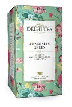 DELHI TEA -TE AMAZONIAN GREEN x 20 SAQ