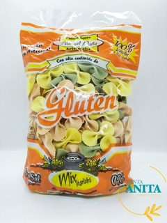 NATURALPASTA- Farfalle Moño Mix vegetales x300grs