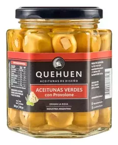QUEHUEN- Aceitunas Verdes con Provolone x360gr
