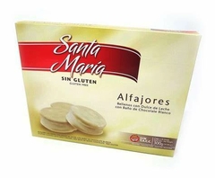 S.MARIA-Alfajores Blancos x 6un