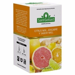 SAINT GOTTARD - infusiones frutales citrus mix jengibre y miel