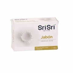 SriSri- Jabon vegetal con crema de leche x100g