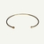 Bracelete Aro Fino com Detalhes nas Pontas - comprar online