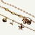 Pulseira Tripla Mini Pérolas e Pingentes Fundo Do Mar na internet