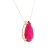 Colar gota pink na internet