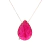 Colar gota pink