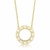 Semijoia Maxi Colar Renda Ouro 18k