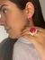 Conjunto Luxo Brinco e Anel Turmalina Rosa e Pérolas aro 19 - comprar online