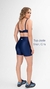 Conjunto Living21 - Top Jade + Short Cris Azul Marinho - comprar online