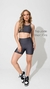 Conjunto Living21 - Top Jade + Short Cris - Chumbo