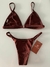 Biquini Basic Liso - Marrom - loja online