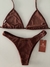 Biquini Basic - Asa Delta - Marrom - loja online