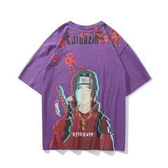 Camiseta con estampado de Anime de dibujos animados japoneses para mujer, ropa d - tienda en línea