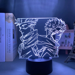 Lámpara de Anime Satoru Gojo Jujutsu Kaisen, luz de noche Led Yuji Itadori, dec