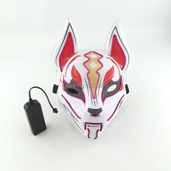Expro máscara de zorro japonés para fiesta de Halloween, máscara de Cosplay c
