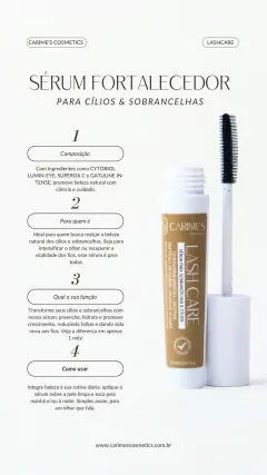 LASH CARE CARIME'S COSMETICS- 20% de desconto na segunda unidade - Carime's Cosmetics