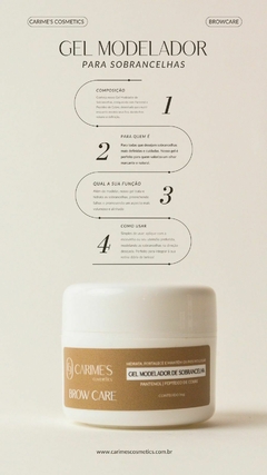 BROW CARE - Gel modelador de sobrancelhas Carime's Cosmetics na internet