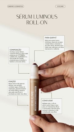 EYE CARE - Sérum Luminous Roll-on 15ml Carime's Cosmetics na internet