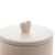 Potiche Decorativo de Cerâmica Heart Branco Lyor 10x10x12cm - loja online