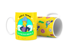DISEÑOS LOS SIMPSON "AQUÍ TOMA" PARA SUBLIMAR TAZAS - tienda online