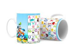 Imagen de TAZAS ABECEDARIO ESCUELA DISEÑOS PARA SUBLIMAR