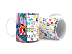 TAZAS ABECEDARIO ESCUELA DISEÑOS PARA SUBLIMAR en internet