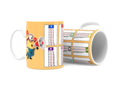 TAZAS TABLAS MULTIPLICAR ESCUELA DISEÑOS PARA SUBLIMAR - comprar online
