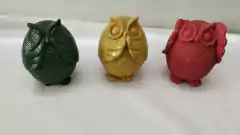 Trio de Lechuzas Mediano No escucho - No veo - No Hablo