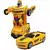Carrinho Vira Robô Bate E Volta Com Luzes E Som Camaro Amarelo - MAGAZINE DA GABI