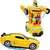 Carrinho Vira Robô Bate E Volta Com Luzes E Som Camaro Amarelo na internet