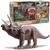 Dinossauro De Brinquedo Triceratops Articulado Dino Com Som